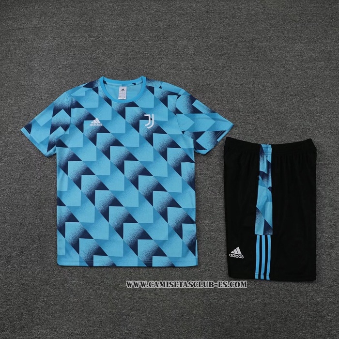 Chandal del Juventus 22-23 Manga Corta Azul - Pantalon Corto